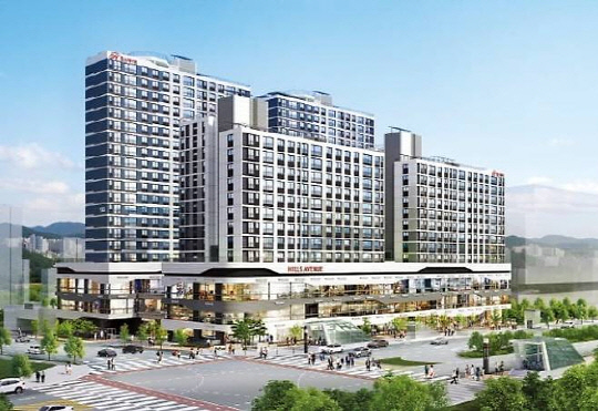 경기 수원 영통구 이의동 '힐스테이트 광교중앙역 퍼스트' 투시도 [현대건설 제공]